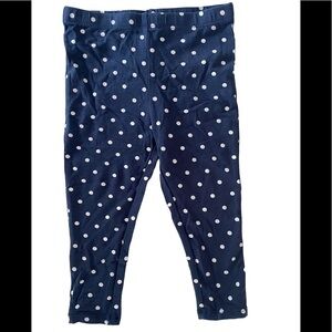 Splendid Infant Girls Polka Dot Leggings Navy NWT